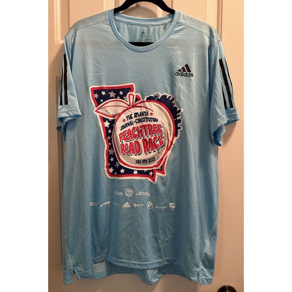 Adidas Woman's Peachtree‎ Road Race 2022 Official T Shirt Size XL NWOT